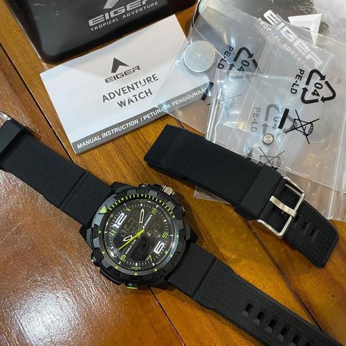 Ready Eiger Jam Tangan Analog Pria Baitou Adventure Watch 910003358 Tahan Air 100m dengan Chronograp