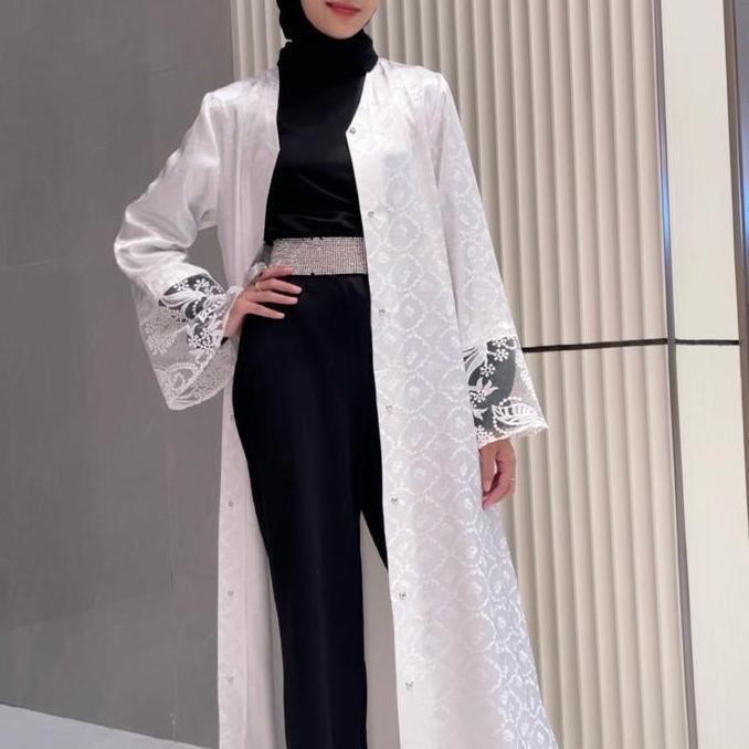 Sekarangaja- Najm Boutique -Abaya Jasmine Premium -Abaya -Wanita -Muslimah -Outfit Premium Pesta Dew