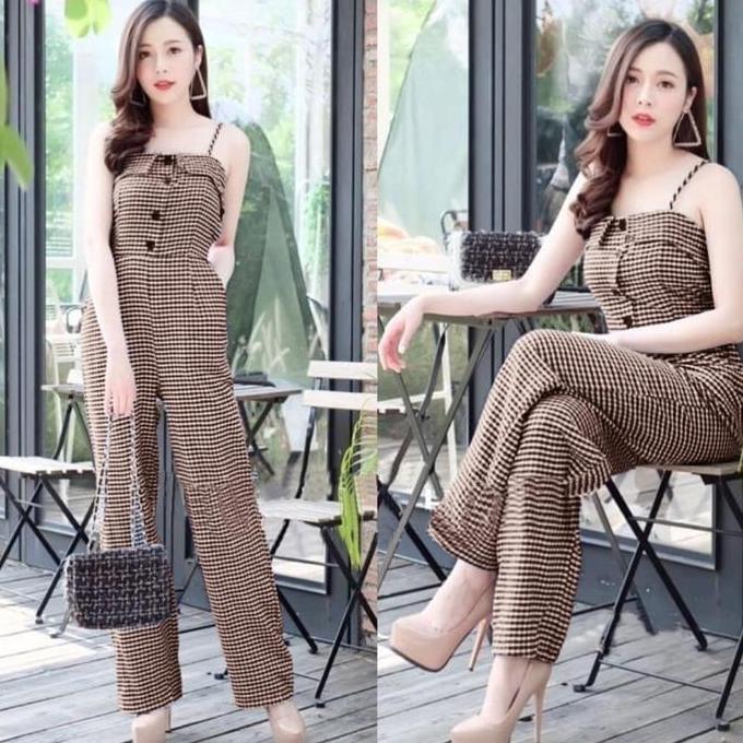 DF364 - Baju Kodok Wanita Remaja / Jumpsuit Wanita Terbaru / Js Bangkok / Baju Kodok Wanita Dewasa K