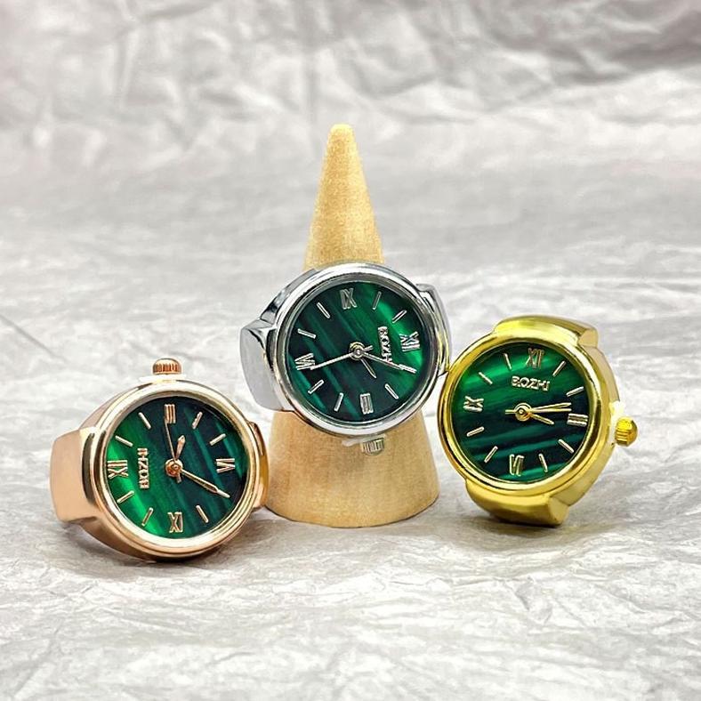 Cincin Pria dan wanita Tangan Cincin Cincin Bentuk Jam Tangan Cincin Pria dan wanita Jam Jari Cincin