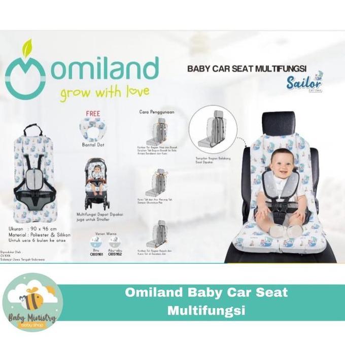 OMILAND BABY CARSEAT MULTIFUNGSI / EMPUK / CARSEAT EMPUK /TRAVEL / DI LIPAT / DAKRON / TEBAL / NYAMA