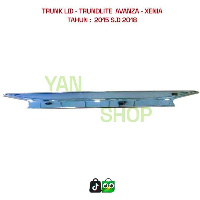List Trundlite Pintu Bagasi Belakang Lis Trunk Lid Mobil Grand New Avanza  Great Xenia Tahun 2015 20