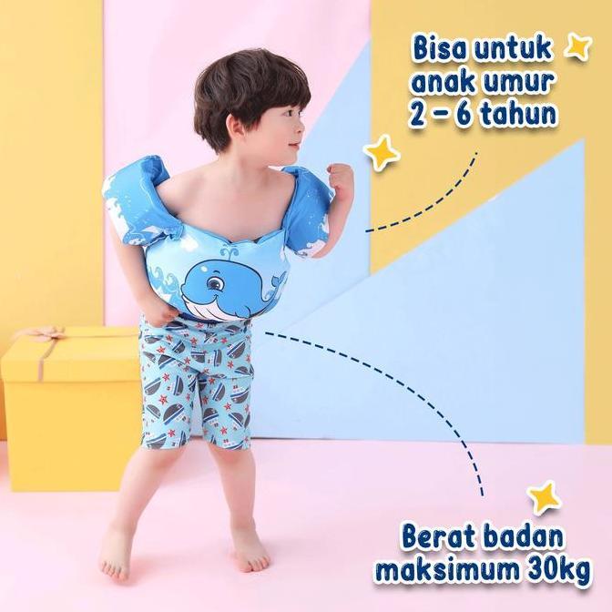 Pelampung Rompi Jaket Busa Anak Bermotif Lucu karakter [One Best Art]