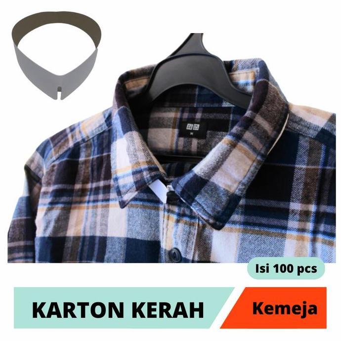 // AKSESORIS LAUNDRY KARTON KERAH KEMEJA KARTON HANGER CELANA ''