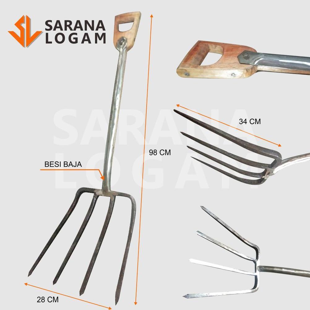 Alat Pertanian/Perkebunan Garpu Baja