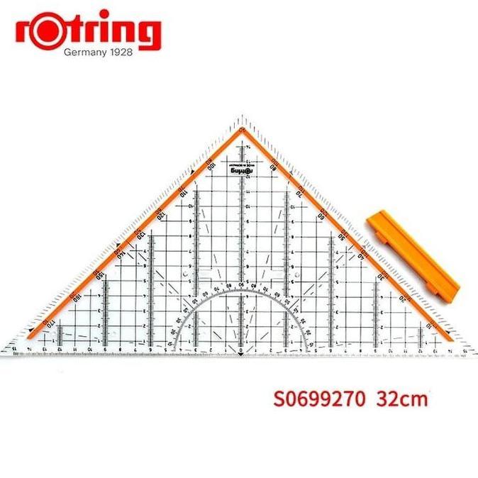 Penggaris Segitiga Pegangan Rotring 32cm