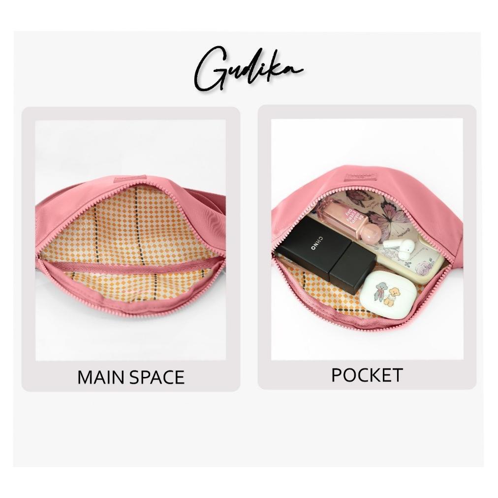 BESTPROMO GUDIKA 9104 Tas Pinggang Waterproof Anti Air | Sling Bag Unisex, Stylish & Multifungsi