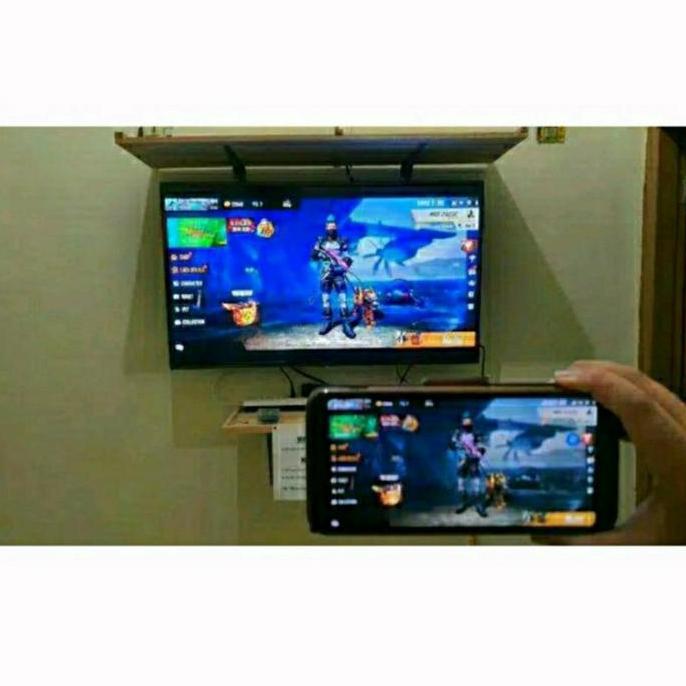 [COD] ANYCAST DONGLE WIRELESS PENYAMBUNG HP KE TV / ANYCASH DONGEL MIRACAST WIFI + SAMBUNGAN KABEL H