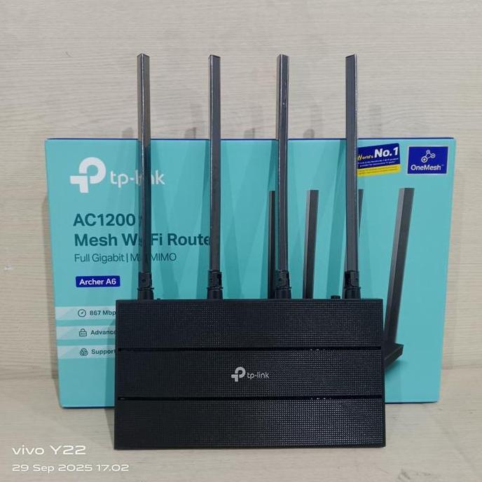 Conextic- Tp-Link Archer A6 Ac1200 Wireless Mu-Mimo Gigabit Router Tp Link