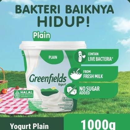 Yogurt Greenfields Plain 1Kg