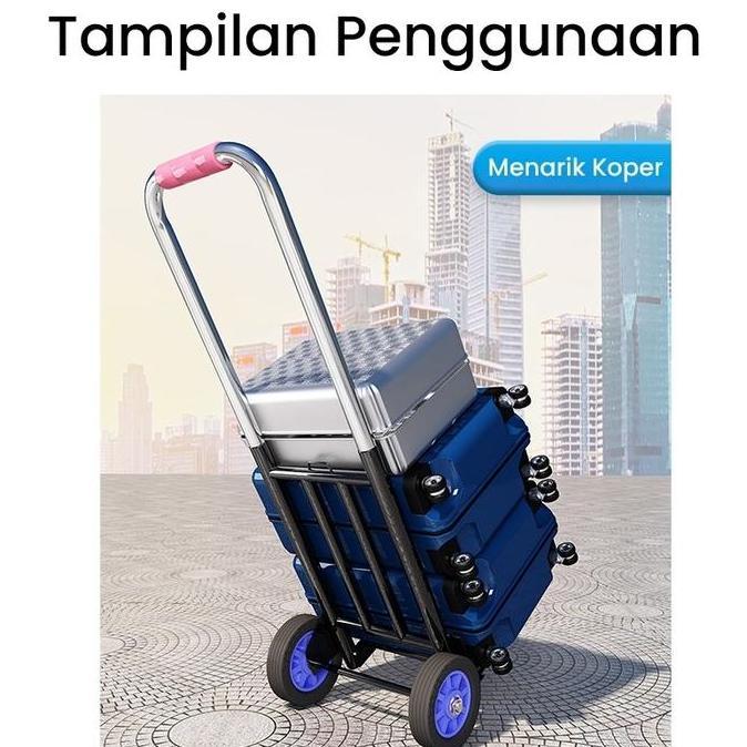 Trolley Besi Lipat /Trolley Lipat Bahan Besi /Trolley/ Troli /Troly /Trolley Barang Serbaguna Beli M