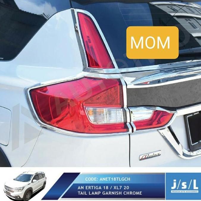 Garnish List Lampu Stoplamp Belakang Chrome Jsl Xl7 / Xl 7 2020 Restock