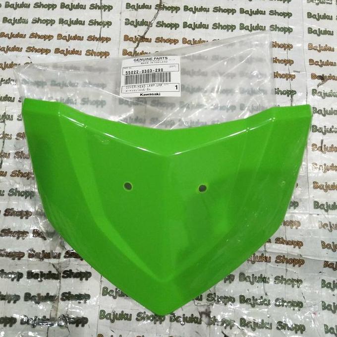 Batok Lampu Bagian Atas Ksr110 Ksr 110 Hijau Original Kawasaki Restock