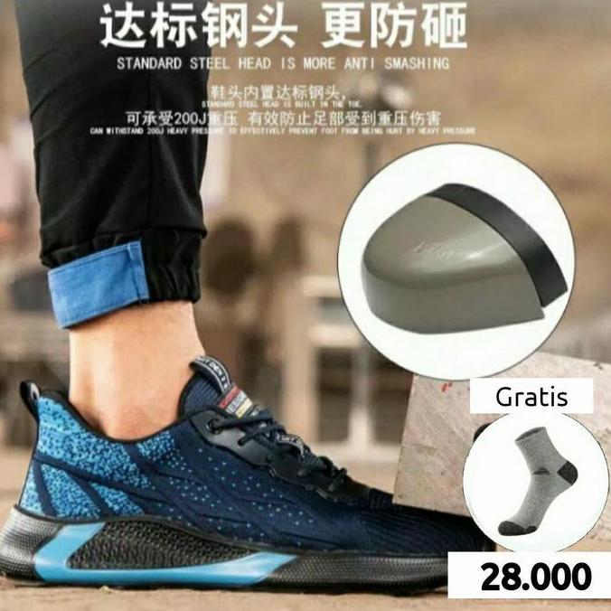 Sepatu Safety Sneakers sport Ringan