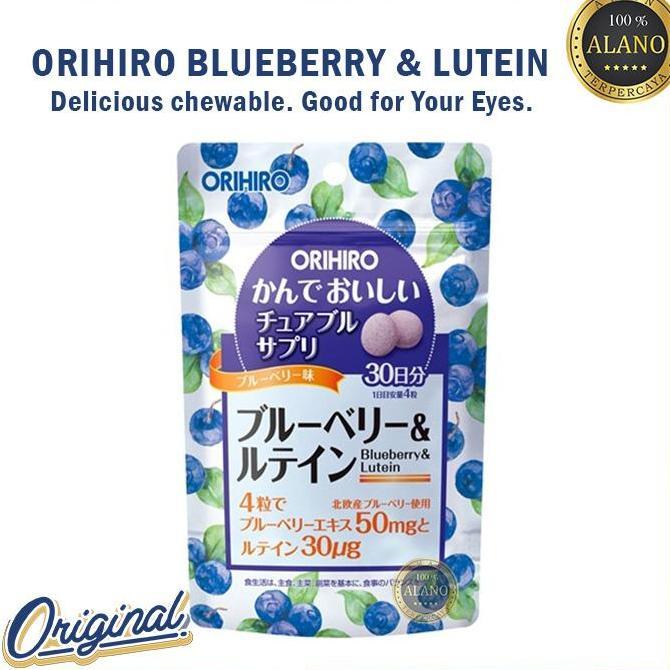 TERBARU - orihiro blueberry lutein original Japan