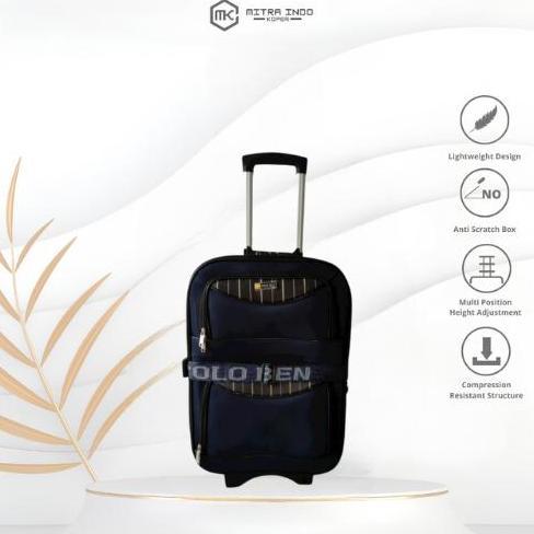 BEBAS ONGKIR - Polo Ben Size 24 Inch Koper Kain Kanvas Original Bagasi Premium