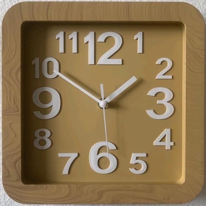 jam dinding kotak/jam dinding/jam dinding promosi/jam dinding custom HS