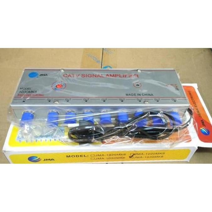 TERMURAH - Grosir catv signal amplifier booster 8 way 30dbi Keren