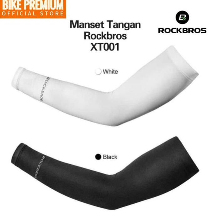 Manset Tangan Sepeda Pria & Wanita Rockbros Xt-9002 Arm Sleeve Terbatas