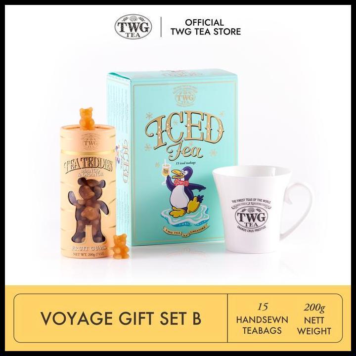 Produk Unggulan Twg Tea | Voyage Gift Set | A - H | Iced Tea Bag & Tea Teddies