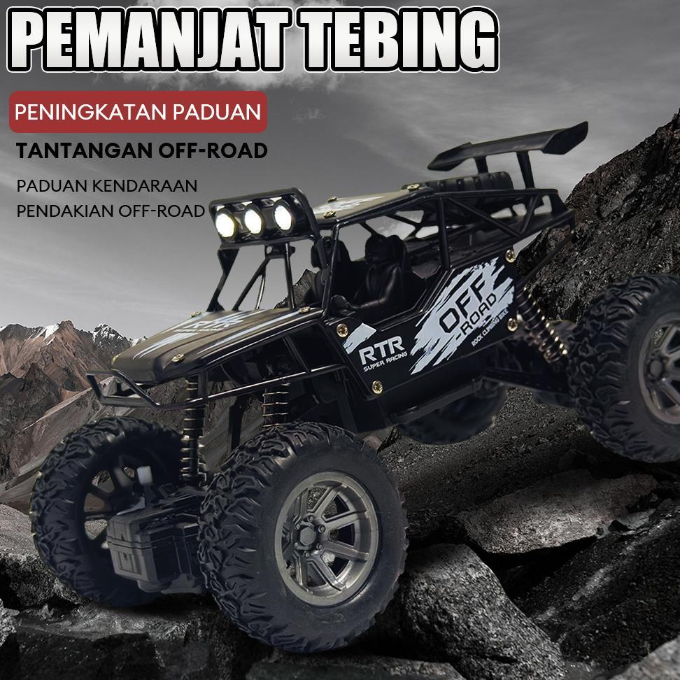 [ready] JOJOTOY Mobil Remote Control Besar RC Offroad Alloy Mobil Remote Rock Climber 2WD 1:18 Mobil