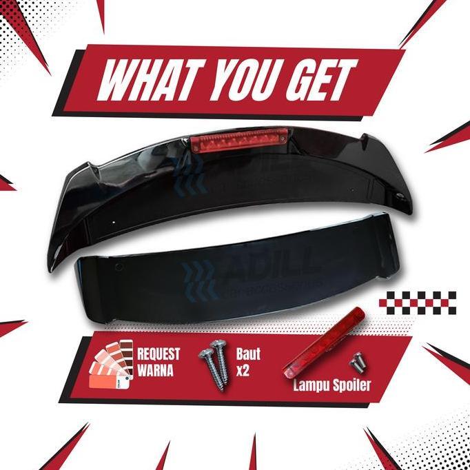 SPOILER MOBIL HONDA MOBILIO RS ORIGINAL DAN TERPERCAYA