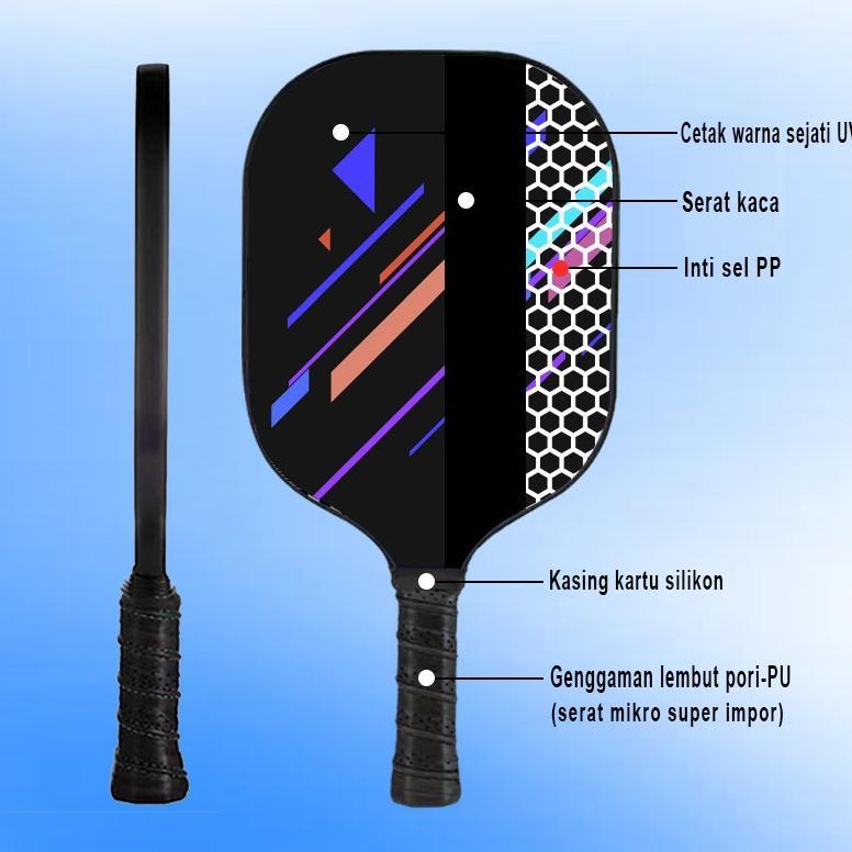Pickleball Set Pickleball Paddle Raket Pickleball Dengan Bag