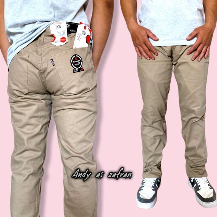 Saless Celana Kain Panjang Non Stretch/Celana Kain Pria Standart