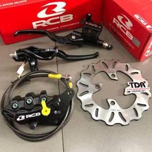 Promo Paketan Master Rem RCB E3 14mm Kotak Set Kanan Kiri Kopling+Kaliper RCB S Series 2 Piston Depa