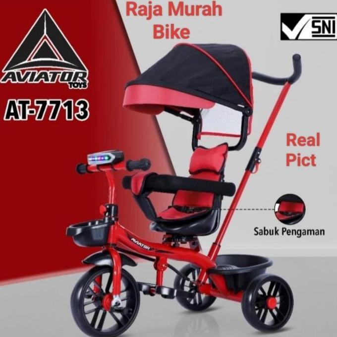 Sepeda Anak Roda Tiga Family F-363 Amigos Sepeda Roda Tiga Stroller Original