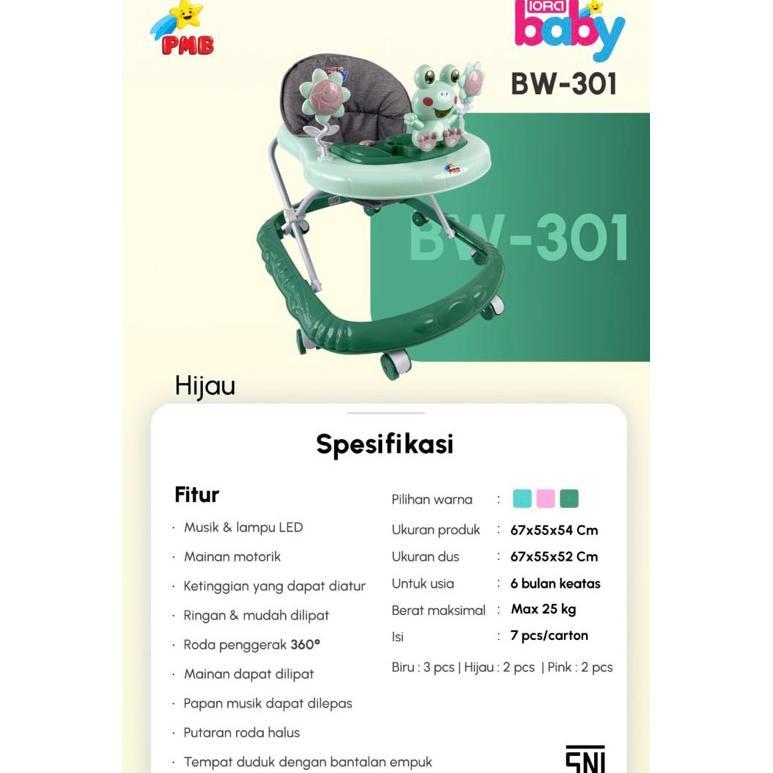 [Free Bubblewrap] Bams Termurah Baby Walker Standart Apolo Apollo Standar Space Baby Spacebaby Sb 28