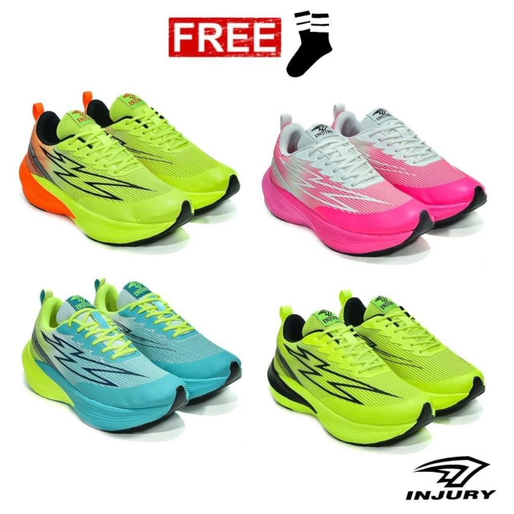 Injury - Sepatu Running Lari Injury Maresca Tosca Stabilo