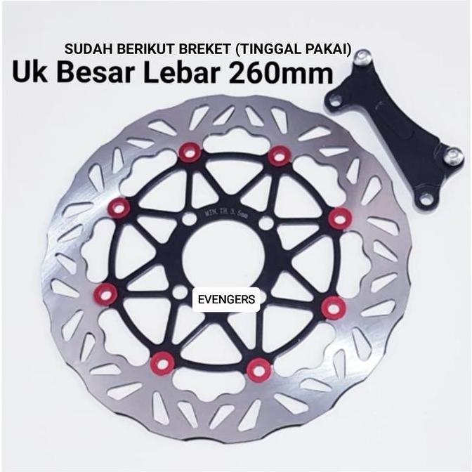 Promo PIRINGAN CAKRAM DISC BRAKE DEPAN LEBAR BESAR BEAT LAMA-KARBU-BEAT FI Diskon