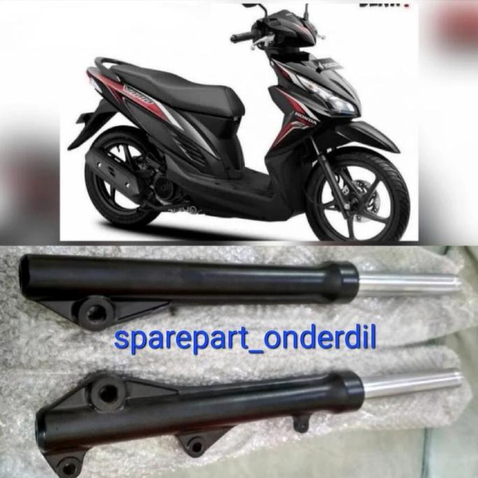 shockbreaker sok depan set tabung+as sok honda vario 110 fi led