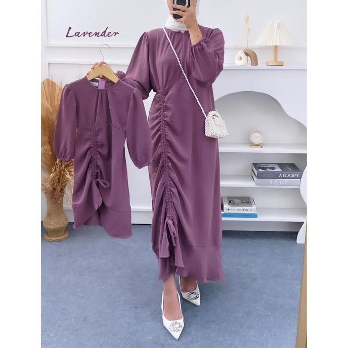 BD - DARA Couple Ibu dan Anak (Dijual Terpisah) Baju Muslim Couple Kekinian 2025 Mom Tunik