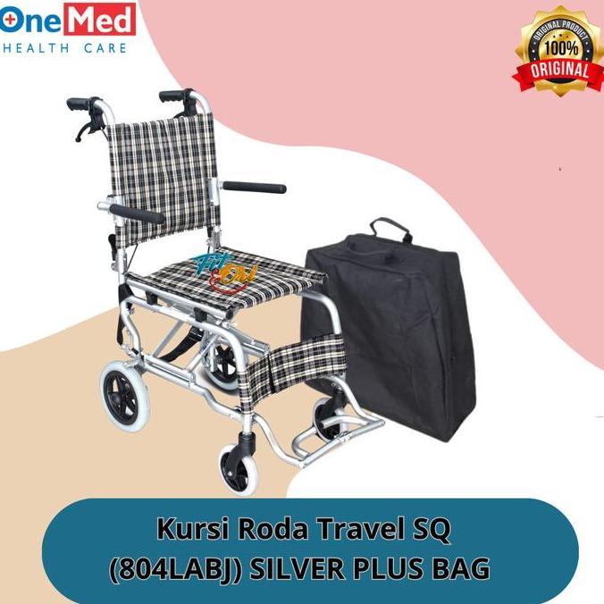 KURSI RODA TRAVEL ONEMED ALUMINIUM FS 804 LABJ / KURSI RODA TRAVELING