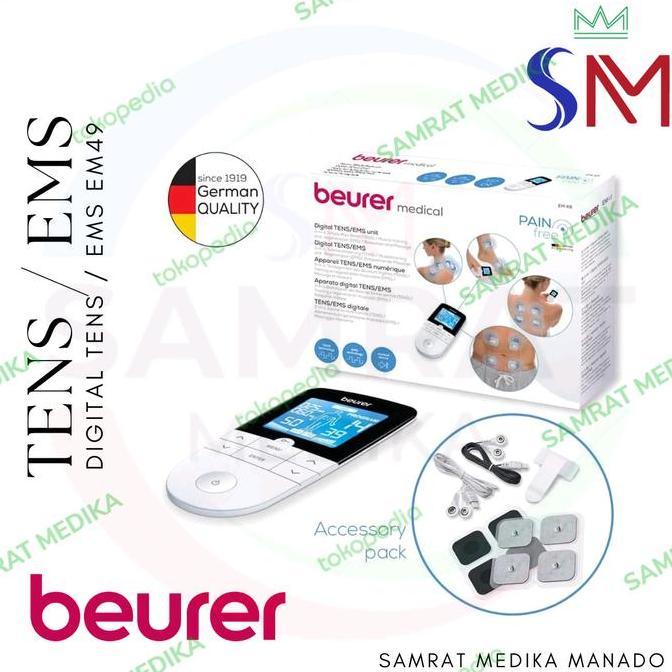 Digital TENS / EMS BEURER (Terapi Nyeri, Stimulasi Otot, dan Pijatan)