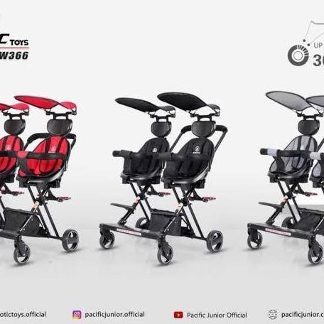 Stroller Bayi Kembar #ZZPA21 Ready