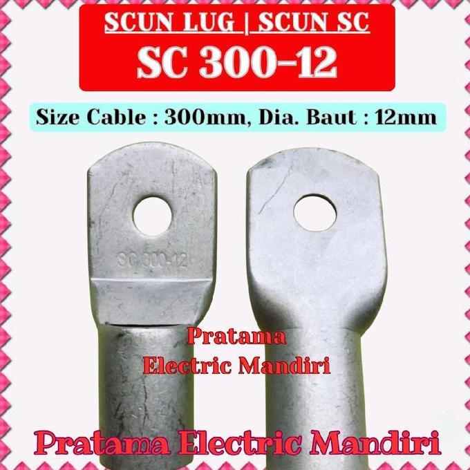 [ECER=PCS] SCUN CABLE LUG KABEL SKUN SC SC300 SC300-12 SC 300-12 SC-300-12 SC30012 SC 300 12