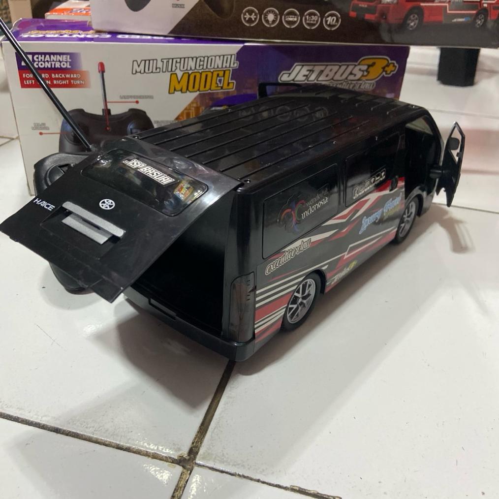 PROMO TERBARU MOBIL REMOTE CONTROL HIACE TRAVEL CAR RC BASURI TELOLET MAINAN MOBIL RC