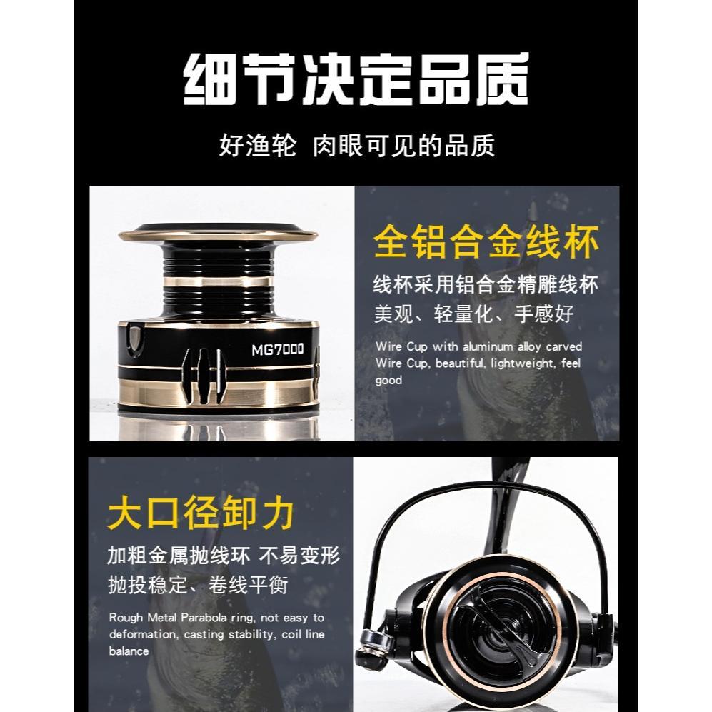 BIG SALE Daido Reel Pancing Spinning Series MG1000 - MG7000 Gear Ratio 5.2:1 Premium Standard Rell R