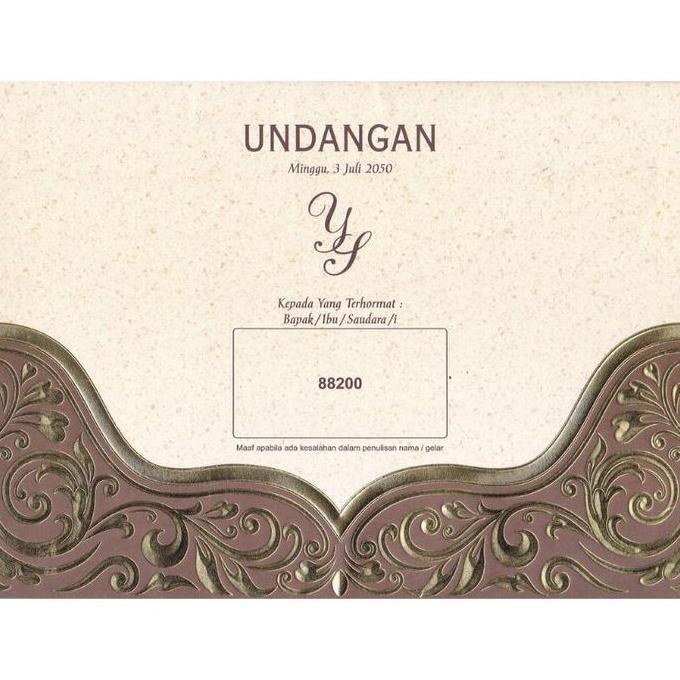 Ready Undangan Blangko kosong ERBA 88200 isi 100 Lembar