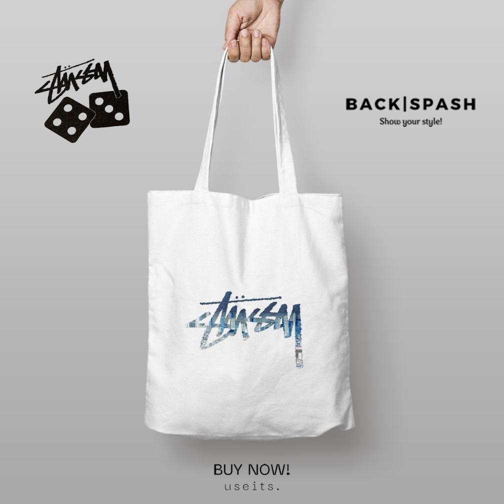 TERMURAH Totebag Stussy - Stussy Wanita - Stussy Pria - Totebag Wanita - Totebag Pria - Totebag Kuli