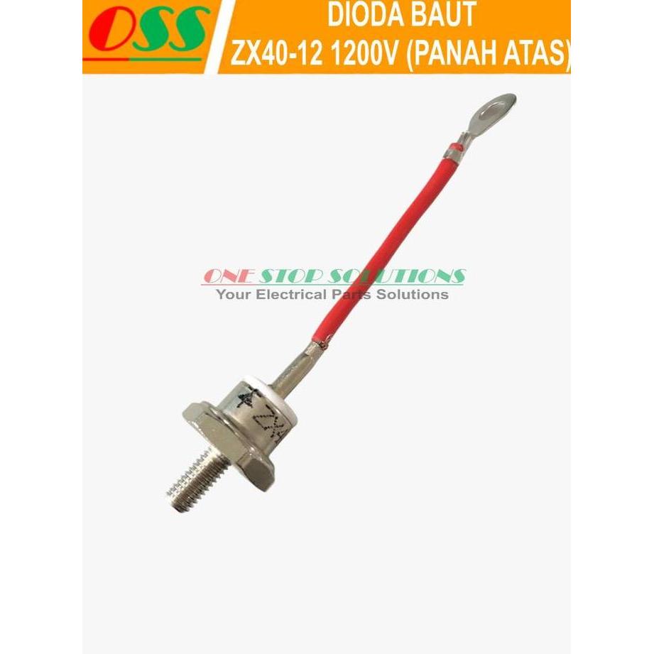 DIODA BAUT ZX40-12 ZX 40-12 40A 1200V MERAH HITAM PANAH ATAS BAWAH
