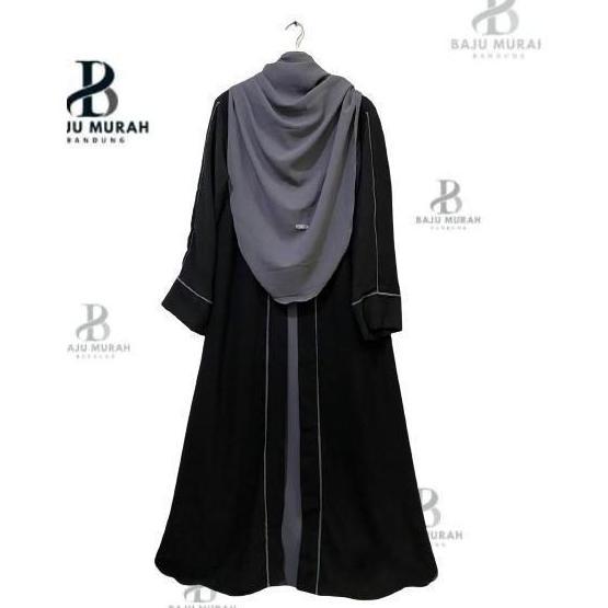 Termurah Abaya Putri Set Gamis Syar'I Crinkle Airflow S-Xxl
