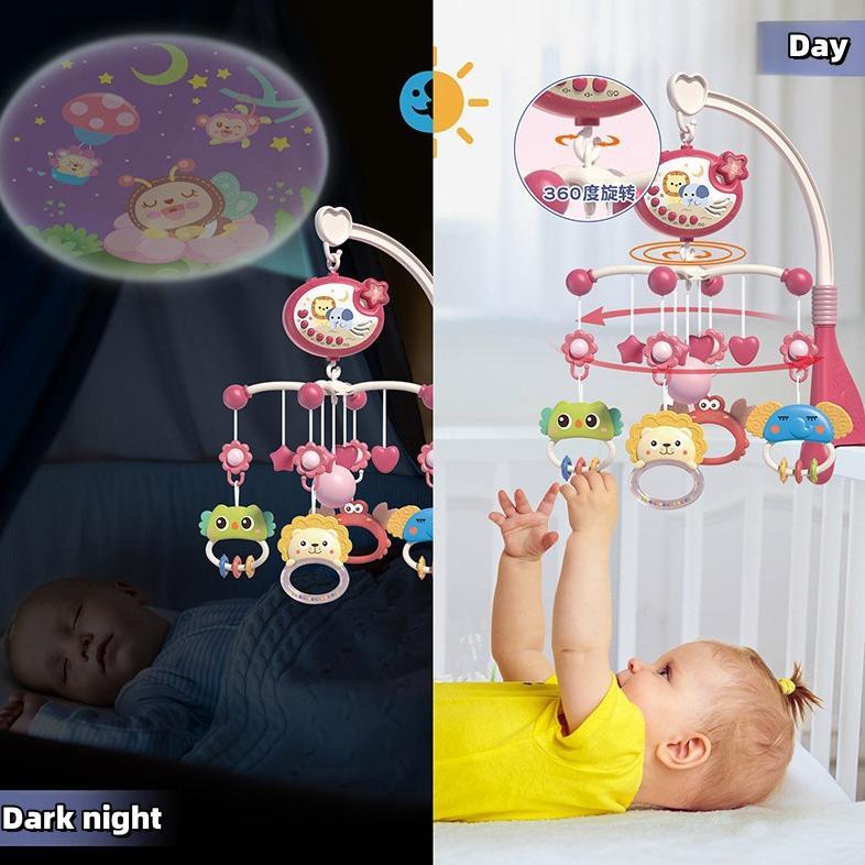 NEW ISABELLA REMOTE CONTROL MEMUTAR BEL TEMPAT TIDUR / CRIB BELL TOYS / CRIB HANGING TOYS / MAINAN T