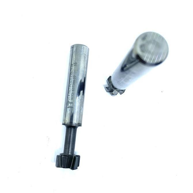 Cutter T Slot diameter 14 mm tebal 7.9 mm kanan carbide bekas seken