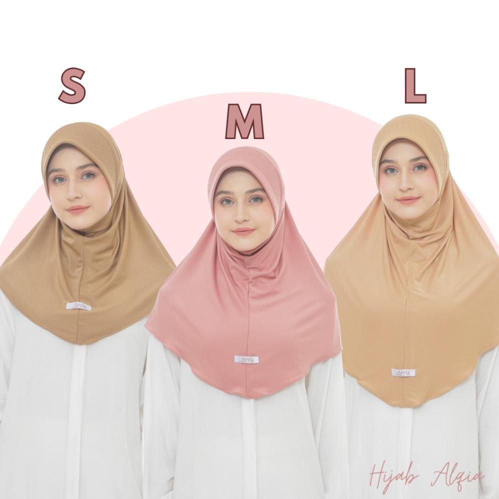 Grosir Jilbab Bergo Hamidah Pet Tebal ( S / M / L ) Hijab Bergo Spandek Jersey/ Kerudung Bergo Hamid