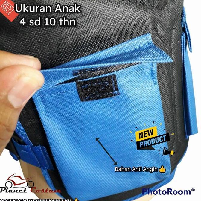 PCA4 Rompi Motor Anak laki perempuan ANAK kecil Anti angin pelindung dada punggung  kekinian murah M