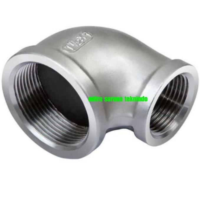 Reducer elbow stainless drat 1 x 1/2"(inch)/V-sok elbow stainless